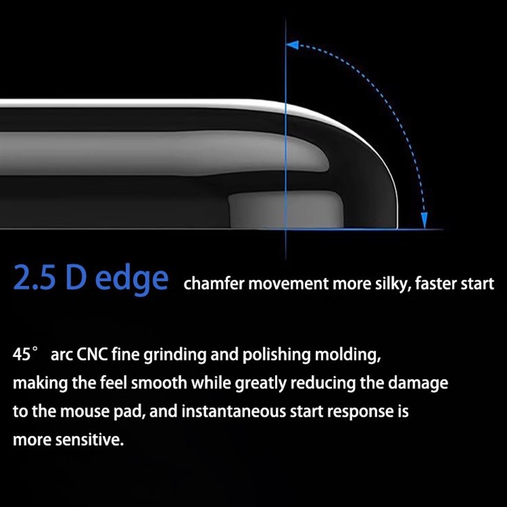Glass Mouse Feet Skates For Logitech